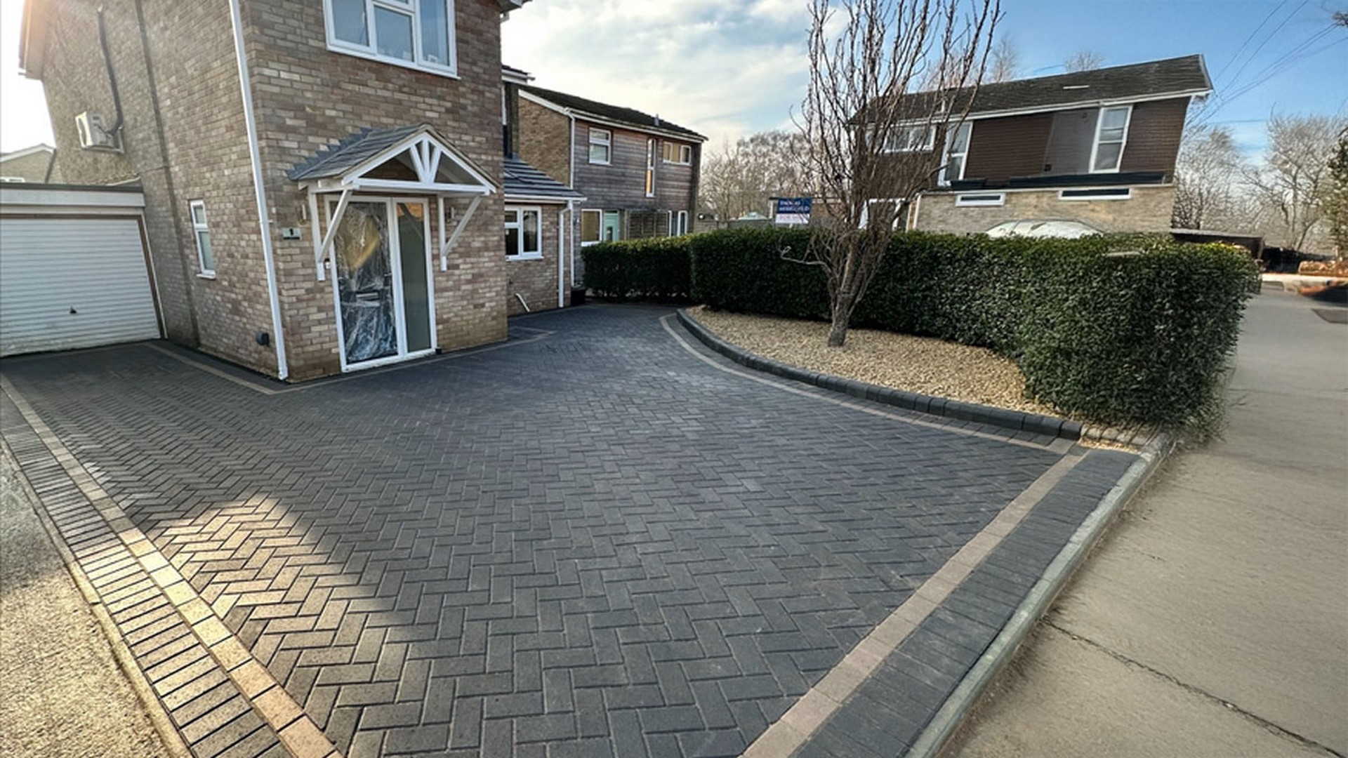 Herringbone Block Paving